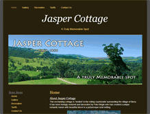 Tablet Screenshot of jaspercottage.com.au